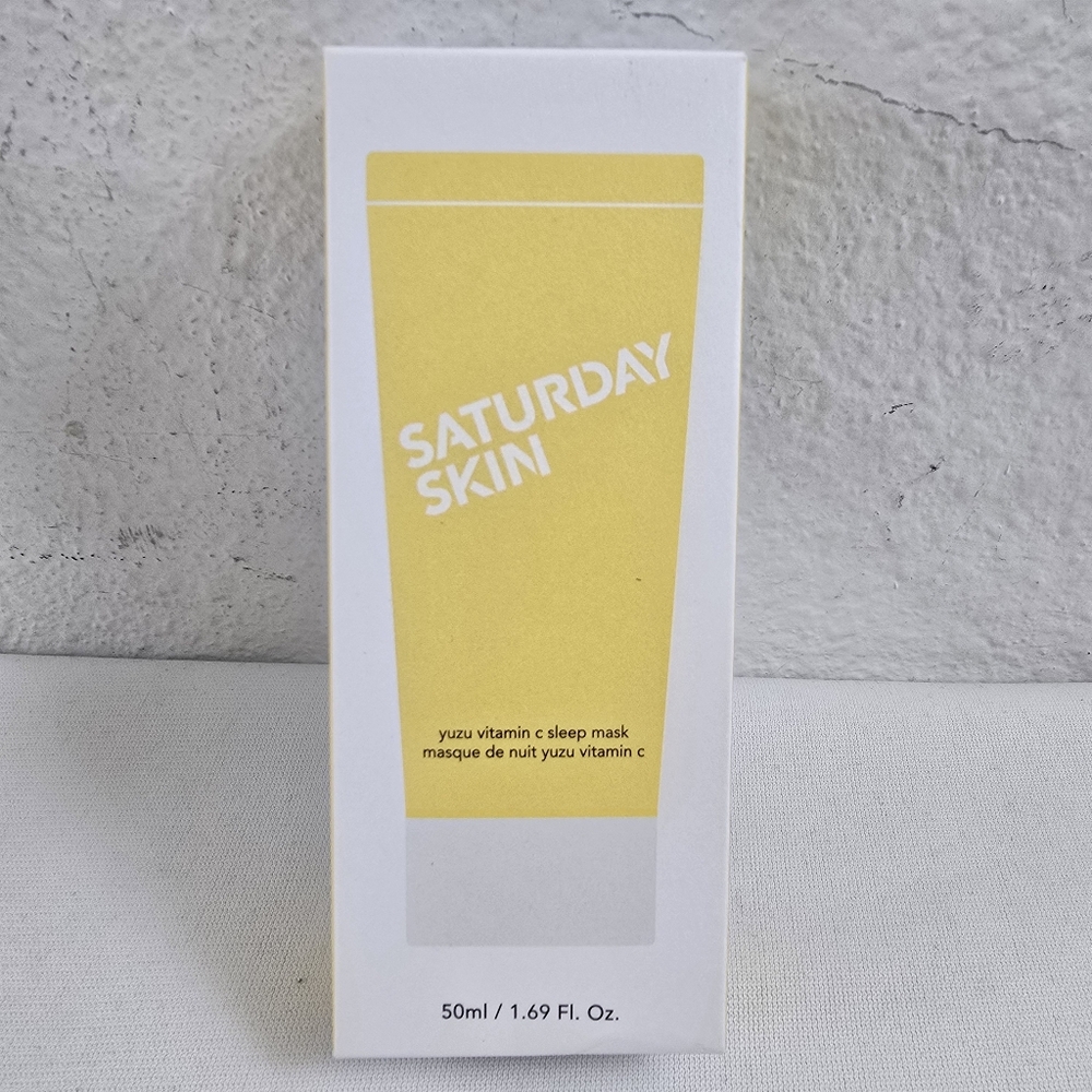 NIB Saturday Skin Yuzu Vitamin C Sleep Mask